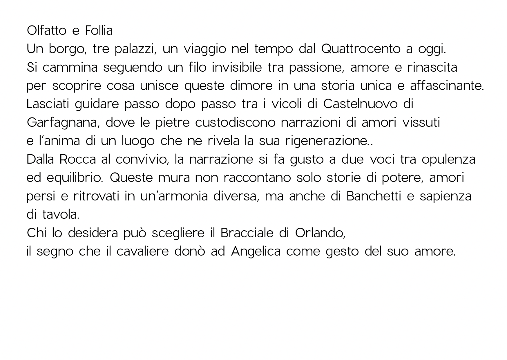 Olfatto e Follia