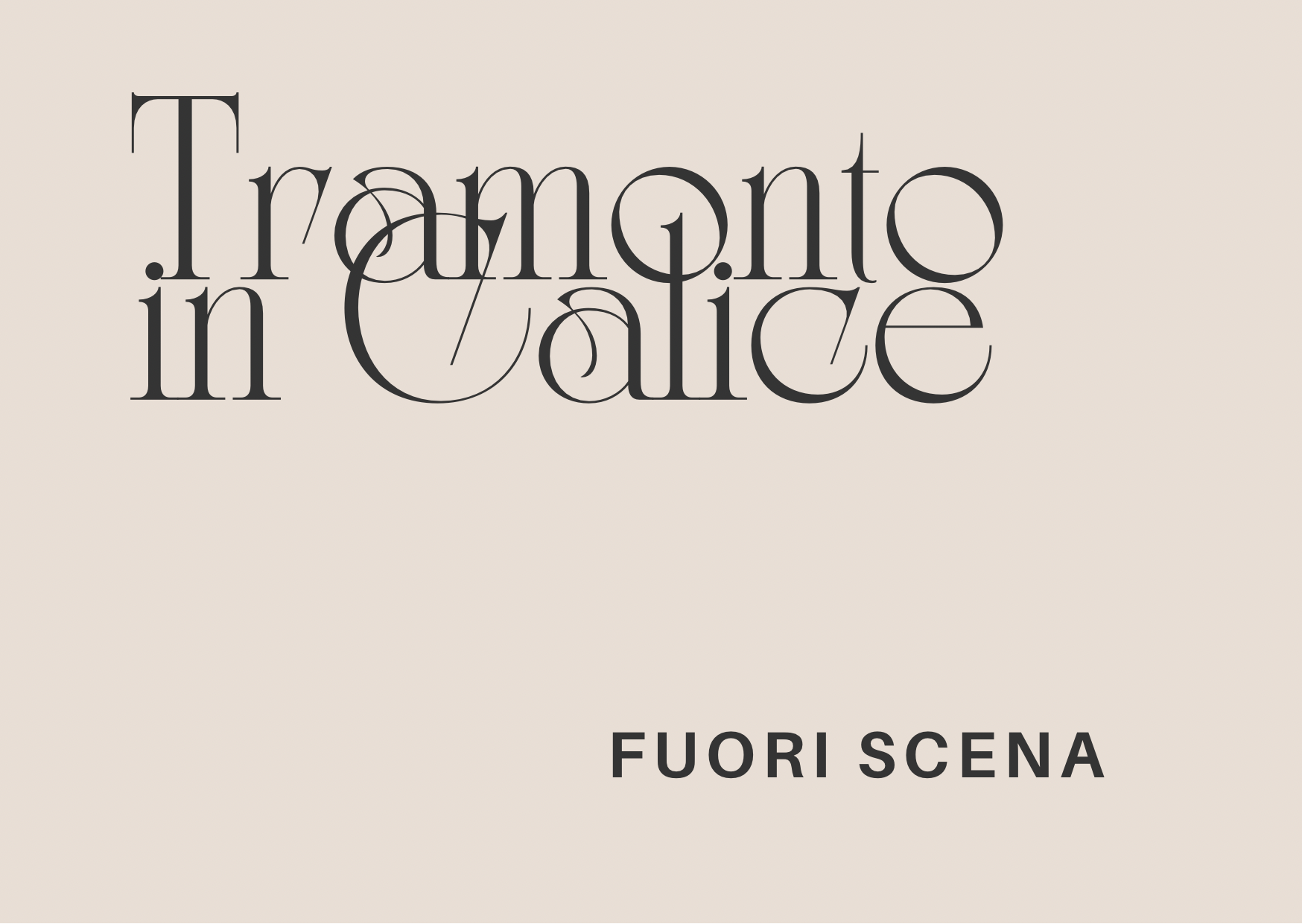 Teatro Sensoriale - Fuori Scena